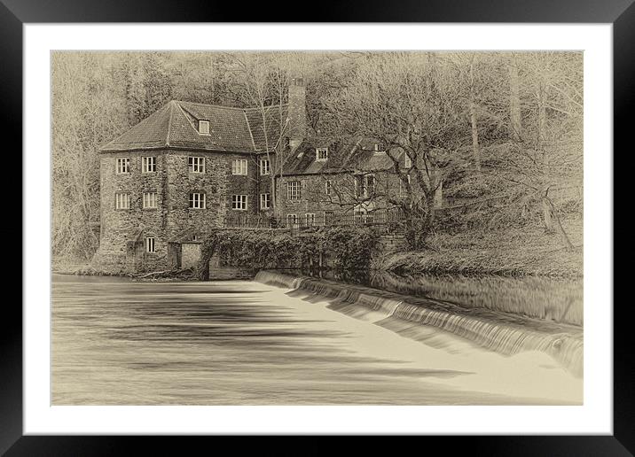 Fulling Mill Framed Mounted Print by Northeast Images