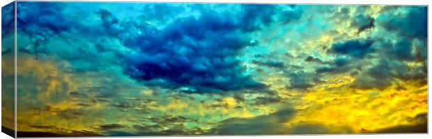 Morning sky abstract Canvas Print by Gary Eason