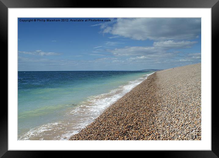 Into the distance Framed Mounted Print by Phil Wareham
