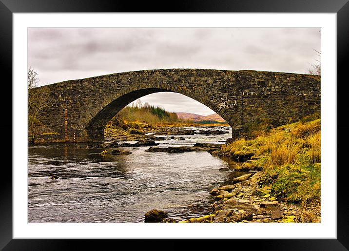 Bridge of Orchy Framed Mounted Print by Jacqi Elmslie