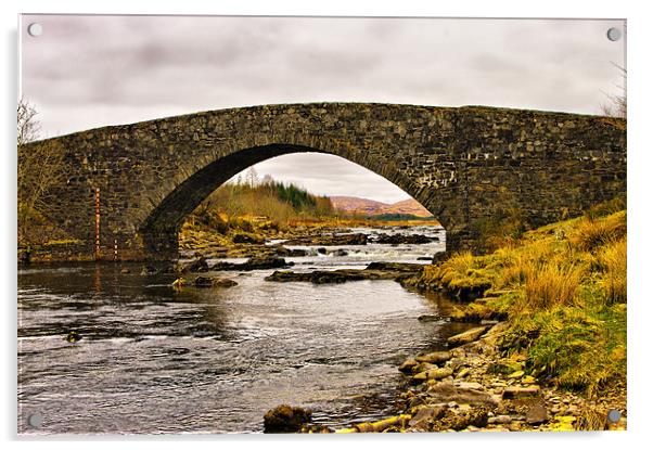Bridge of Orchy Acrylic by Jacqi Elmslie