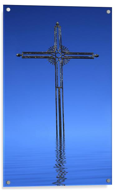 A Cross To Bear Acrylic by Sandi-Cockayne ADPS