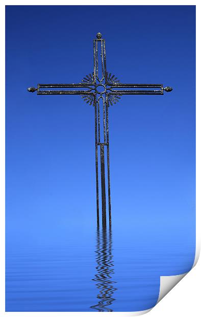 A Cross To Bear Print by Sandi-Cockayne ADPS