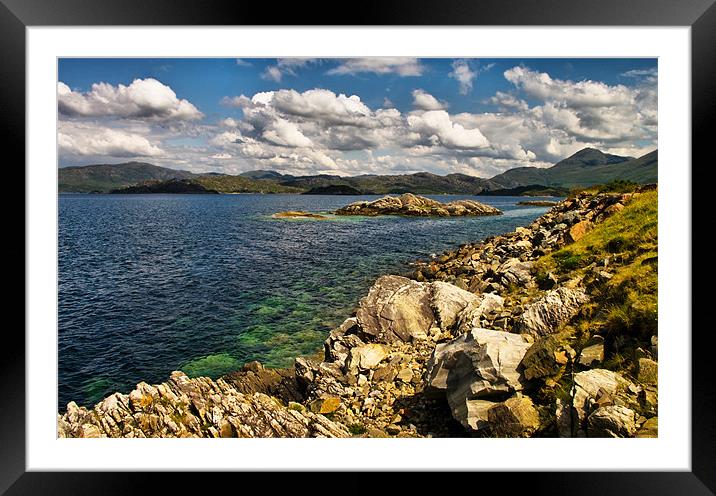 Loch Ailort Framed Mounted Print by Jacqi Elmslie