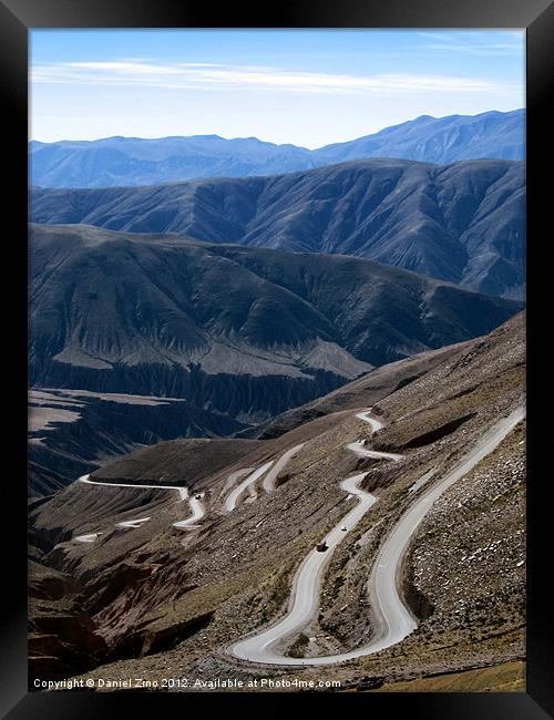 Atacama Desert Road Framed Print by Daniel Zrno