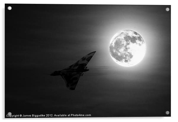 Vulcan Moon Acrylic by J Biggadike