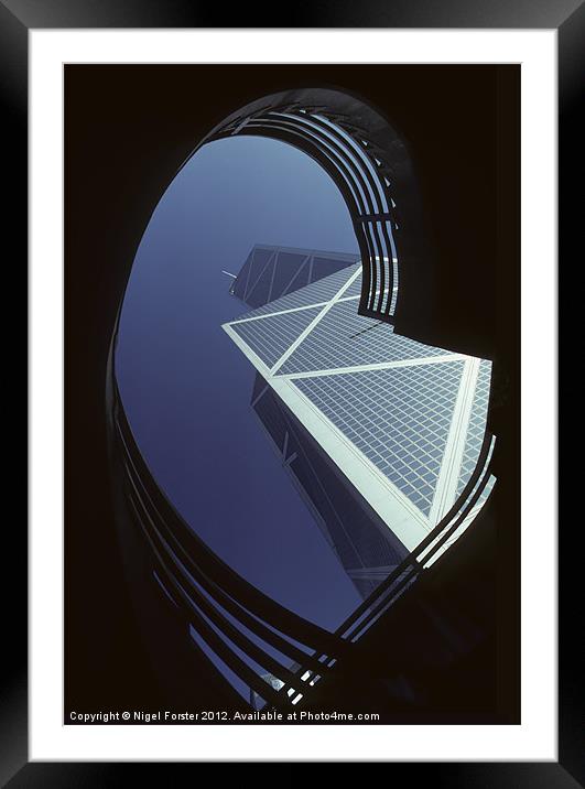 Bank of China Framed Mounted Print by Creative Photography Wales
