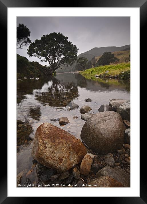Coromandel Rocks Framed Mounted Print by Creative Photography Wales