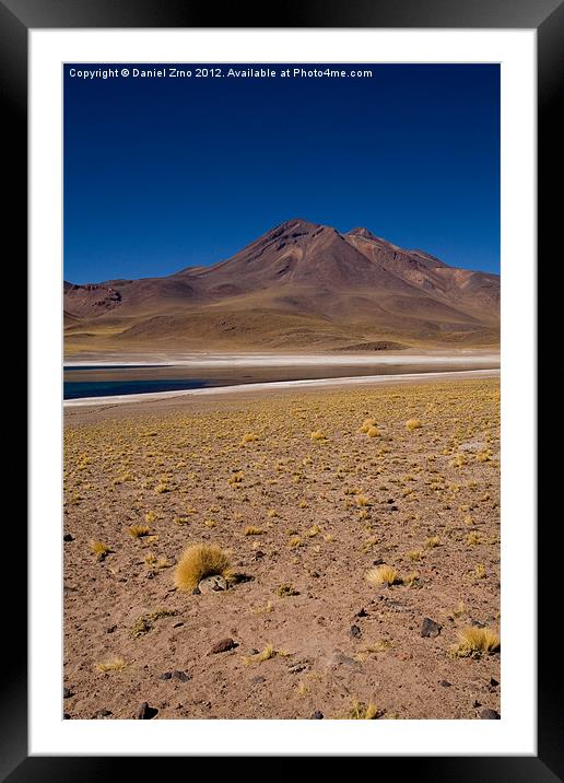 Laguna Miscanti Atacama Framed Mounted Print by Daniel Zrno
