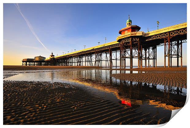 Blackpool North Pier Print by Jason Connolly