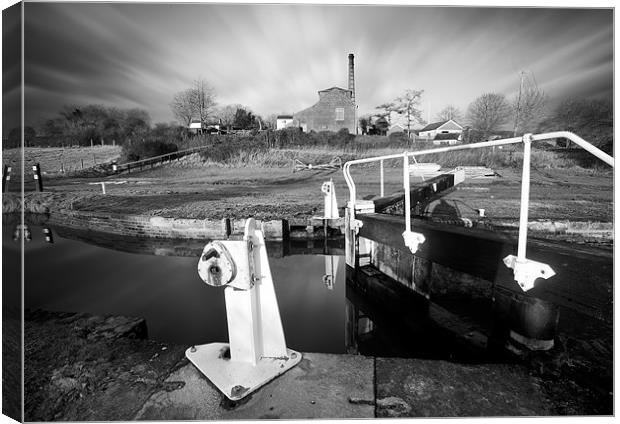 Crofton Pumping Station Canvas Print by Tony Bates