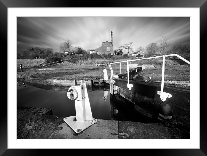 Crofton Pumping Station Framed Mounted Print by Tony Bates