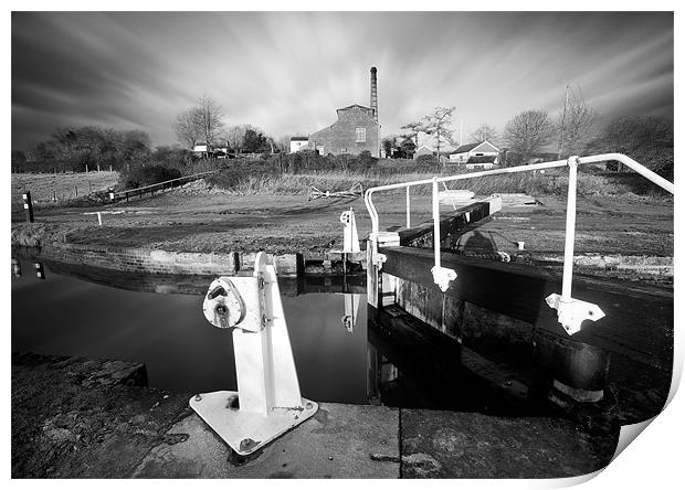 Crofton Pumping Station Print by Tony Bates
