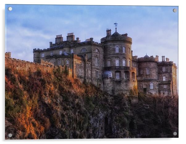 Culzean Castle Scotland Acrylic by Derek Beattie