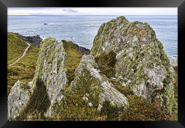 Morte Point Framed Print by Dave Wilkinson North Devon Ph