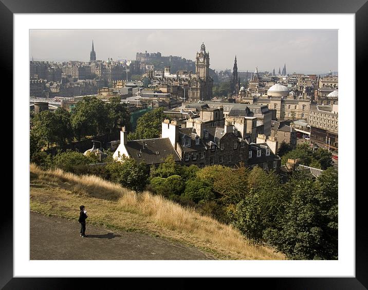 Scotland Edinburgh Framed Mounted Print by david harding