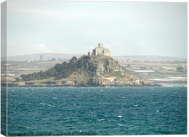 St Michael's Mount, Cornwall Canvas Print by Anne Couzens