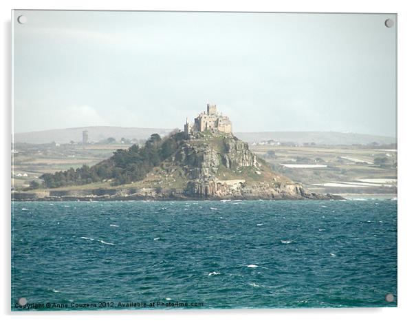 St Michael's Mount, Cornwall Acrylic by Anne Couzens