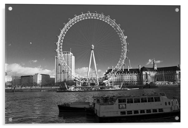 London Eye Acrylic by David French