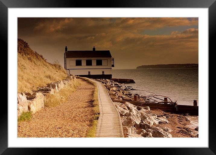 The Watch House Framed Mounted Print by Louise Godwin