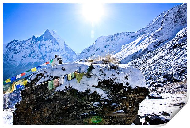 Himalayan Serenity Print by kshitiz rajkarnikar