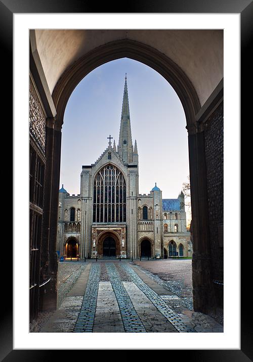 Norwich Cathedral Framed Mounted Print by Stephen Mole