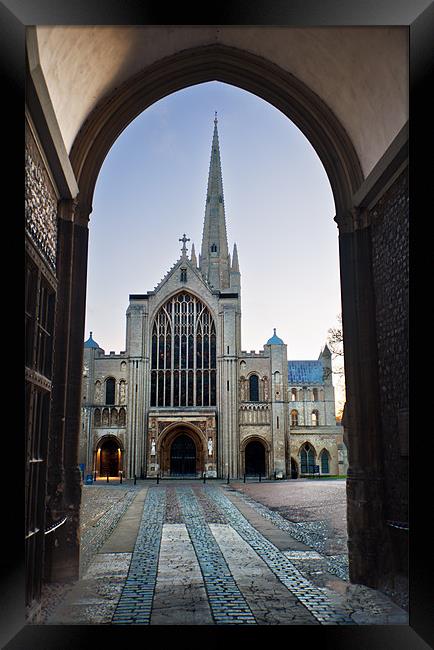 Norwich Cathedral Framed Print by Stephen Mole