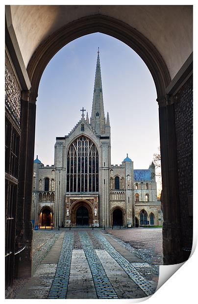 Norwich Cathedral Print by Stephen Mole