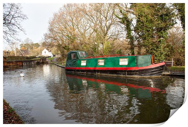 Grand Union Canal Print by Gail Johnson