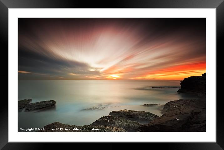 Light Play Framed Mounted Print by Mark Lucey