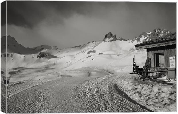 L'Aiguille Percee Canvas Print by Dave Livsey
