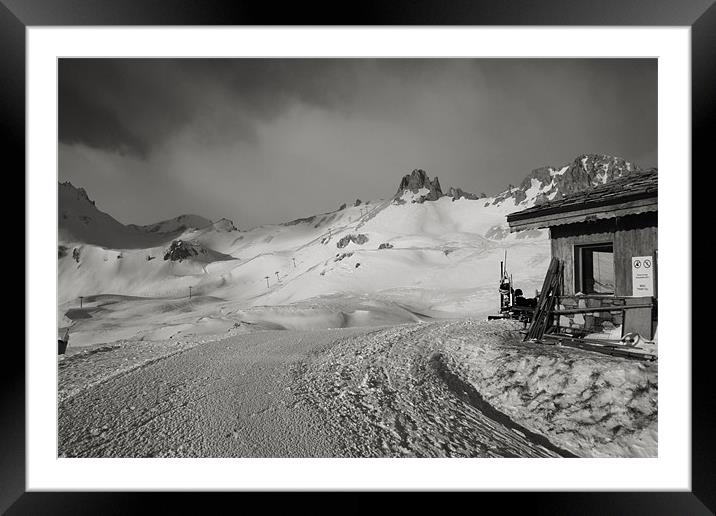 L'Aiguille Percee Framed Mounted Print by Dave Livsey