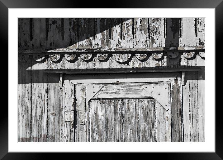 Weathered Boathouse, Trieste Framed Mounted Print by Graham Lester George