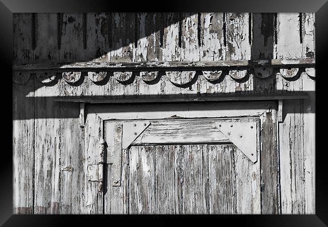 Weathered Boathouse, Trieste Framed Print by Graham Lester George