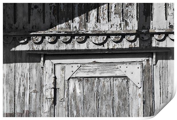Weathered Boathouse, Trieste Print by Graham Lester George
