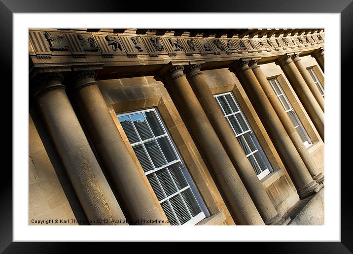 Bath Circus Architecture Framed Mounted Print by Karl Thompson