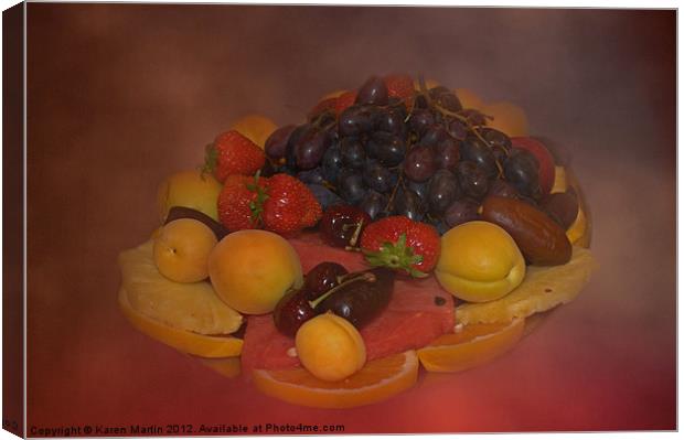 Fruit Canvas Print by Karen Martin