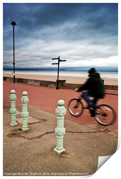 Promenade Cyclist Print by Keith Thorburn EFIAP/b