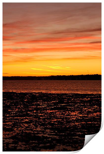 The Perfect Sunrise Print by Louise Godwin