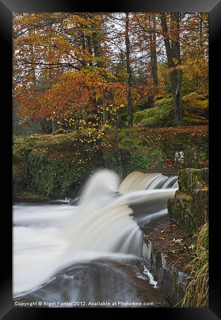Taf Fechan Waterfall Framed Print by Creative Photography Wales
