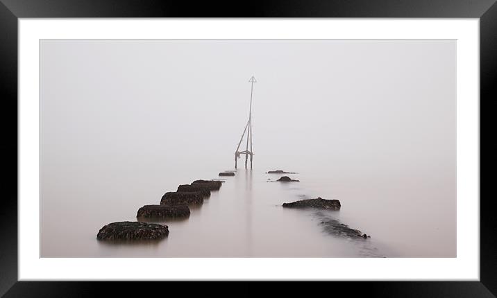 Into the Mist Framed Mounted Print by Simon Rich