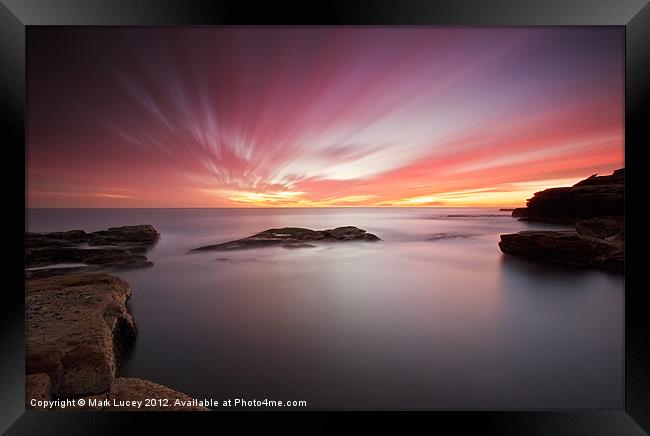 The Passage to Sydney Framed Print by Mark Lucey