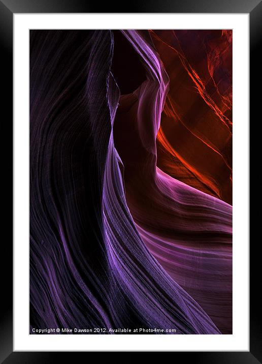 Desert Colors Framed Mounted Print by Mike Dawson