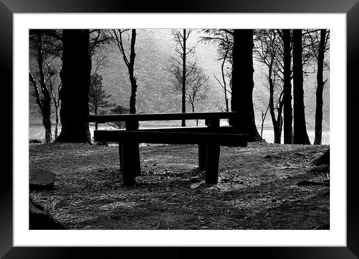 Isolation Framed Mounted Print by Florian Walsh