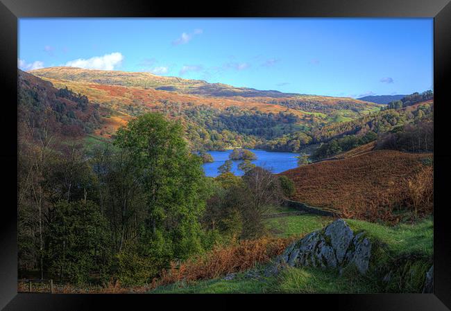 Rydal Water Framed Print by Roger Green