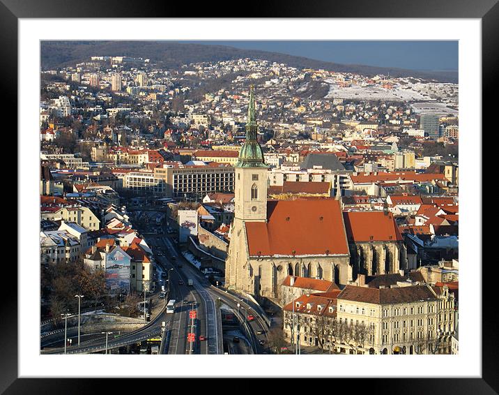 Bratislava Framed Mounted Print by david harding