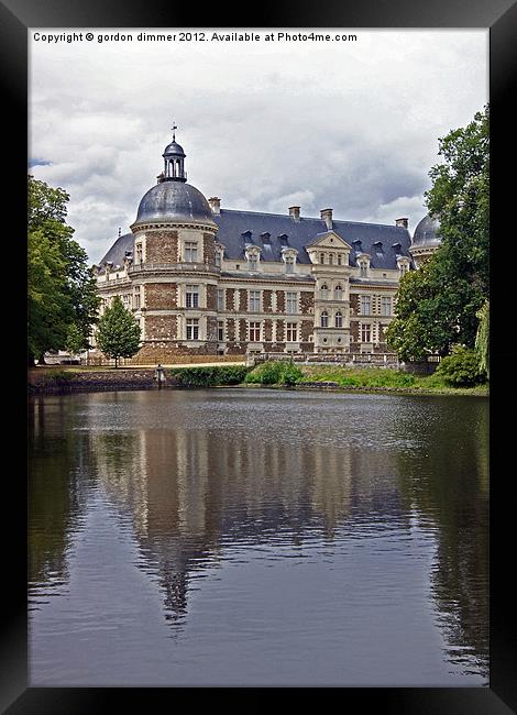 Chateau Serrant in the Loire Valley Framed Print by Gordon Dimmer