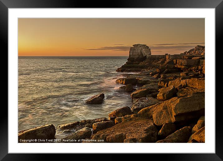 Sun Kissed Pulpit Framed Mounted Print by Chris Frost