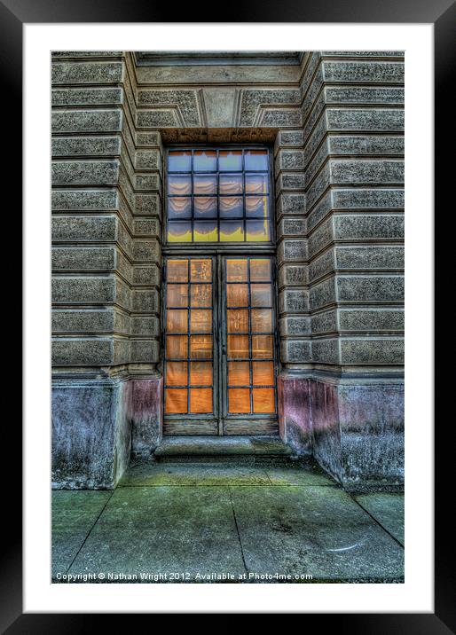 Royal door Framed Mounted Print by Nathan Wright