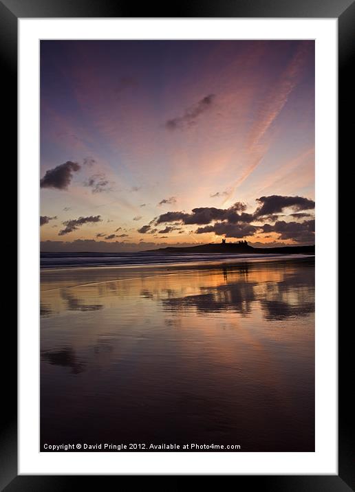 Embleton Bay Sunrise Framed Mounted Print by David Pringle